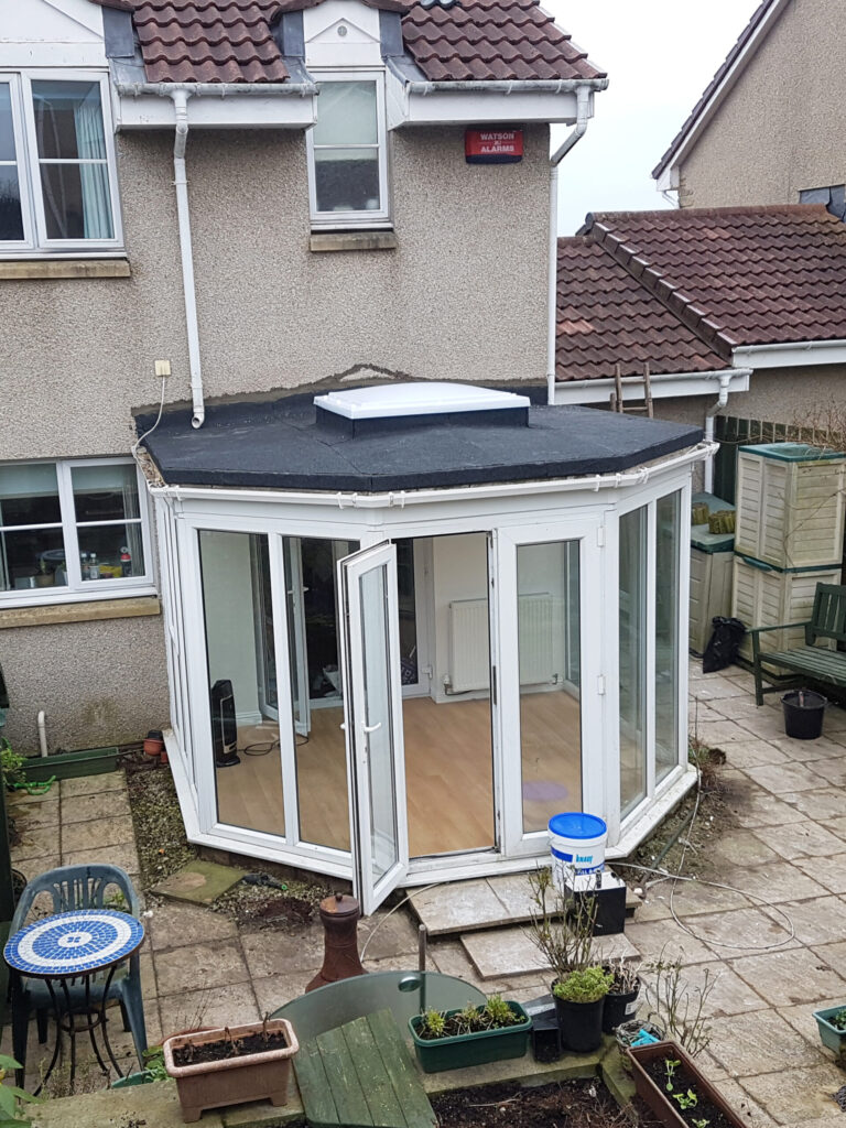 New replacement conservatory roof in Aberdeen